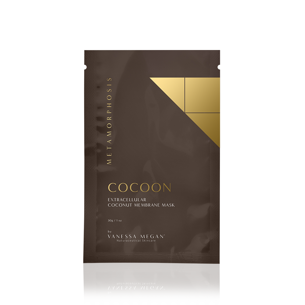 Metamorphosis Cocoon | Extracellular Coconut Membrane Face Mask   (3 pack)